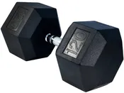 120LBS RUBBER DUMBBELL