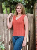 Cable and Openwork Vest