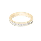 Birthstone Ring April Gold
