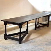 Antique Double Pedestal Table