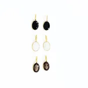 5x7mm Oval Gemstone-14K Gold Charm