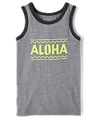Boys Graphic Tank Top - Blue