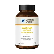 Calcium 600 mg with Vitamin D3, Bone Health & Absorption Support, 500 Caplets