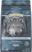 Blue Buffalo Wilderness High Protein Natural Adult Dry Dog Food Wholesome Grains Chicken, 28 Lb