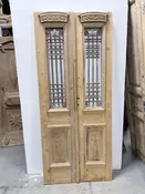 Doors with Iron 39in x 92in x 1.75in #1597