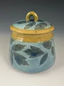 Black Cohosh Treat Jar — Suzanne Crane Fine Stoneware