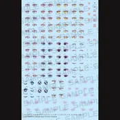 Megami Device Desire Maiden Raider Sugar Glaze Eye Decal Set