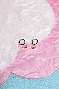 All Eyes On You Sterling Silver Charm Dangle Earrings