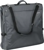 45" Premium Framed Garment Bag with Shoulder Strap, Multiple Pockets and Personalization, Grey