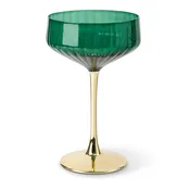 9oz Gemma Green and Gold Coupe