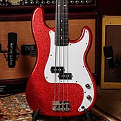 Doubleday Peregrine P Bass in Dorothy Red Flake – Custom Boutique Precision Bass Guitar — Doubleday Guitars