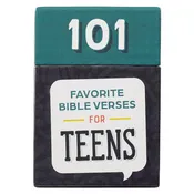 101 Favorite Bible Verses for Teens Teal and Blue Box of Blessings