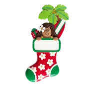 109N: Tropical Surfer Girl Stocking - 24 Pack