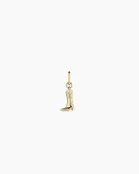 14K Gold Cowboy Boot Charm