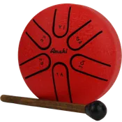 3" Steel Tongue Drum - Red