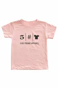 5# Logo Toddler Tee - Peach