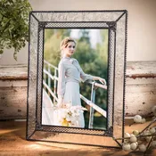 Easel Back Frame-Clear Florentine w/ Filigree