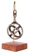 Miniature Astronomic Ring Dial and stand
