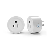 16A Smart Plug, Simple Setting with Just One Voice Command, APP Remote Control, Voice Control,Charging Adapter-White