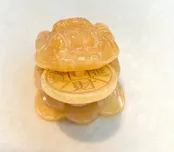 Money Frog (Yellow Jade), Size: 4.5'Lx3'Hx3'W Weight: 588 Grams