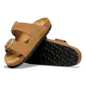 Birkenstock Arizona Nubuck Leather Big Buckle Sandals for Women - Medium/Narrow