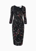 Collette - Long Sleeve Hand-Paint Dress