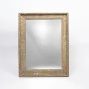 Distressed Mirror, Wood Frame with Old Paint