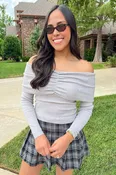 Ash Off Shoulder Sweater