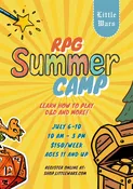 RPG Summer Camp Sign-Up 2026