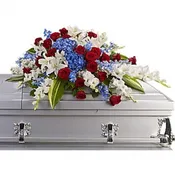 Distinguished Service Casket Spray