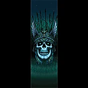Powell Peralta Anderson Green Skull Grip Tape Sheet 9 x 33