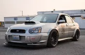 6ocRALLYSPORT - GD Subaru Racing Aero Front Splitter / Undetray - WRX / STI 04-07