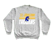 #013  St Joachim Trojans 2025 - Heather Grey Crewneck