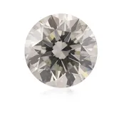 0.95 CARAT ROUND BRILLIANT GIA CERTIFIED K, FAINT BROWN VS1 CLARITY NATURAL DIAMOND
