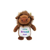 6" Bison Custom Squishy Plush • Logo Ready