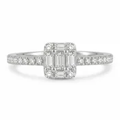 Baguette Radiance Diamond Ring