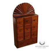 Stephen Von Hohen Bucks County Collection Colonial Style Pine Spice Cabinet