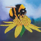 Bumblebee Crystal Art® Card Kit - Diamond Painting