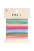 16PCS NYLON ELASTIC HAIR BAND SET