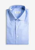 French Blue End On End Sport Shirt