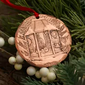 2022 Home For Christmas Annual Ornament (Copper)