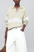 Blake Rugby Polo in Cotton Terry