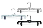 14" Heavy-Duty Skirt & Pants Hangers with Clips