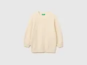 Balloon sleeve sweater