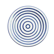 11" Dinner Plate, Cobalt Stripe Dinner Set