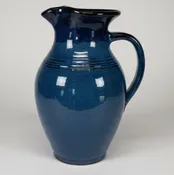 Water or Ice Tea Pitcher large handmade pottery for coffee steep tea pour spout handle