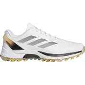 Adidas Adizero ZG Spikeless Golf Shoes 2026 - Cloud White/Core Black/Ice Tangerine