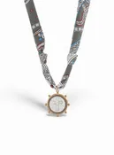 All Knotted Up In Grace Scarf Pendant Necklace