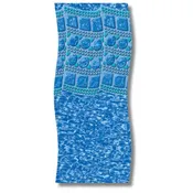 10' x 15' Oval Swirl Tile Overlap Above Ground Pool Liner 25 Gauge  48"-54" Tall Wall