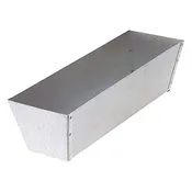 12" GALVANIZED MUD PAN